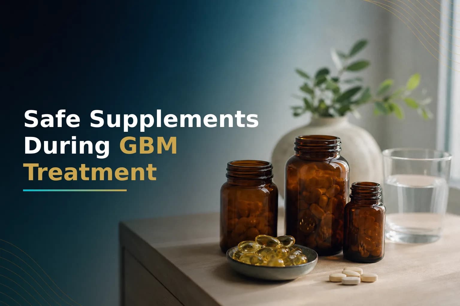 Vitamins and Herbs Safe with Temozolomide in Glioblastoma
